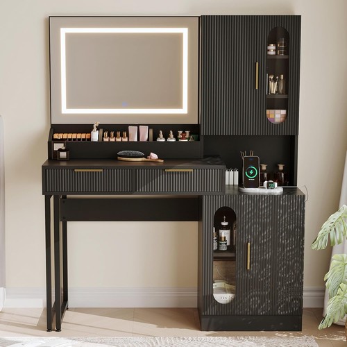 Vanity desk with lighted - vanity,