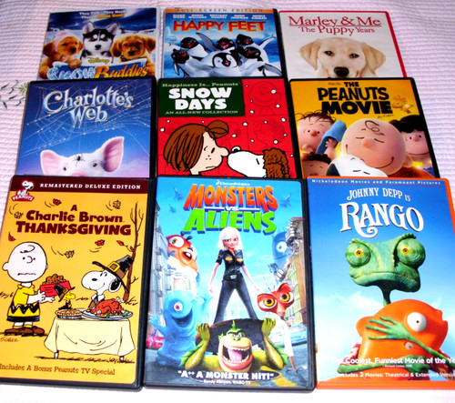 Children dvds see - 9, dvds--see