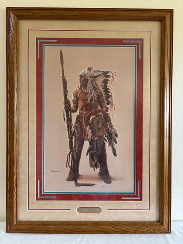 Framed sioux subchief - framed, subchief"