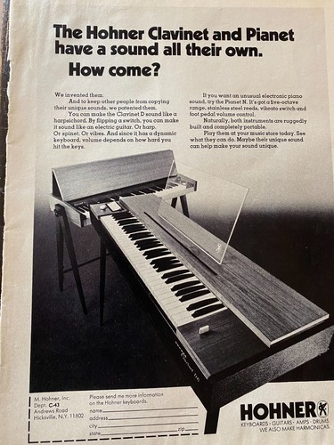 Hohner clavinet pianet - hohner, pianet,
