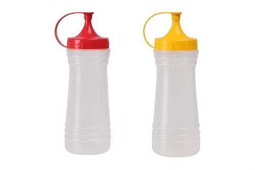 Pack 17oz ketchup mustard - 17oz,