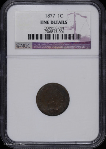 1877 indian head cent ngc - cent,