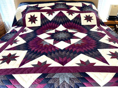 Amish king size broken star - amish,