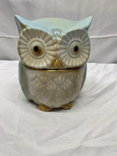 Vintage ceramic owl - owl, jar