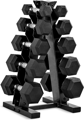 Cap rubber coated dumbbell - cap,