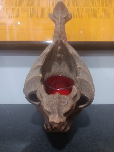Gargoyle candle sconce - candle,