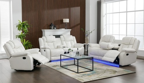 New led sofa loveseat - new,