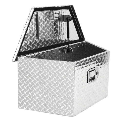 Aluminum tongue tool box - aluminum,