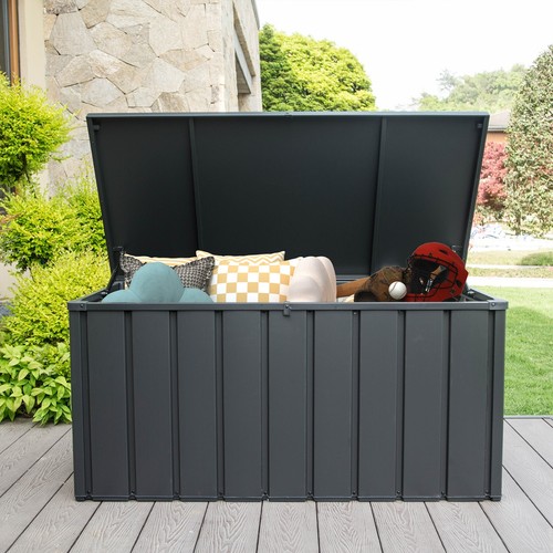 Domi 100 gallon metal - gallon, outdoor
