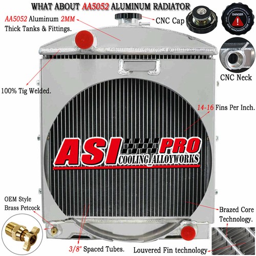 Asi rows tractor radiator - asi,