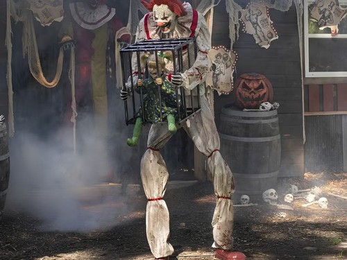 Animated cagey the clown - animated,