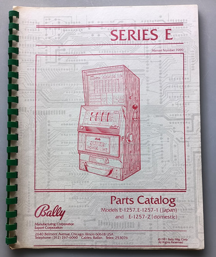 Bally slot machine - slot, e