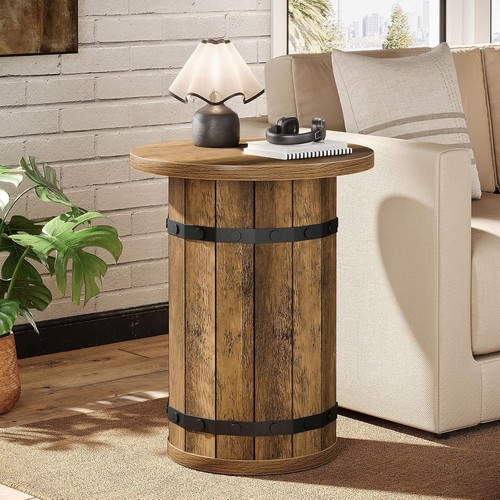 Inch round end table - round,