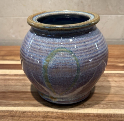 Art pottery vase signed - pottery,