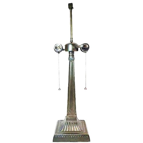 Mission lamp base - lamp, dark