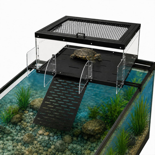 Extra large turtle basking - extra,