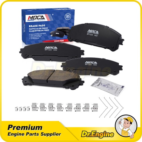 Front ceramic brake pad set - ceramic,