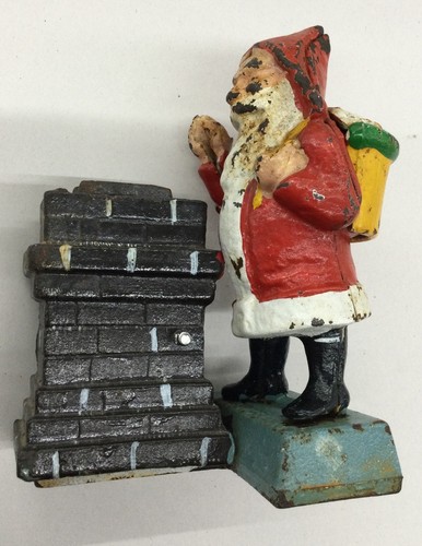 Vintage cast iron - cast, santa
