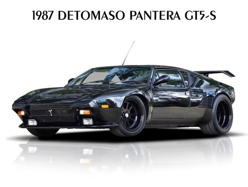 1987 detomaso pantera gt5 - gt5-s, in