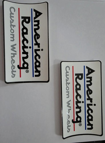 American racing wheels decals - american,