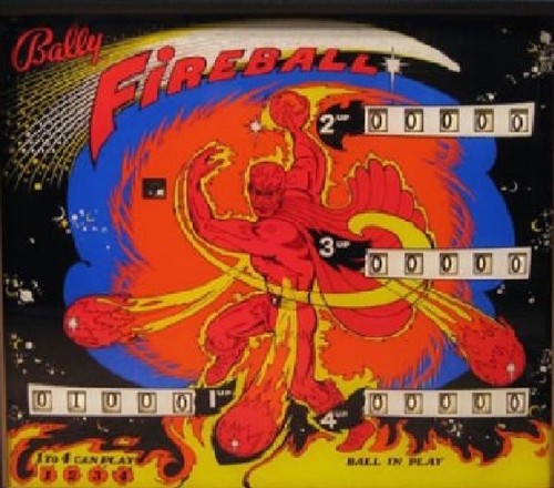 Fireball pinball complete led - fireball,
