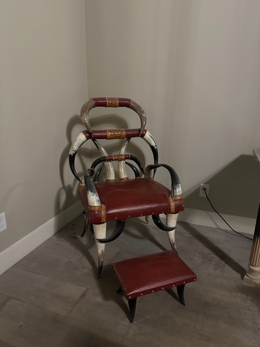Steerhorn horn chair - , and