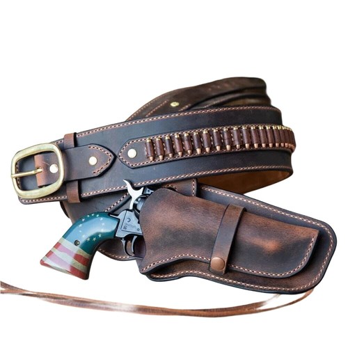 Gun holster belt leather - gun,