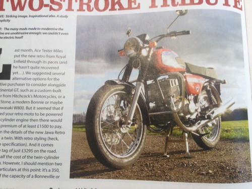 Jawa 350 motorcycle article - 350,