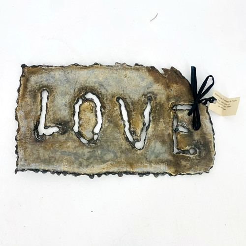 Rustic rusty metal - rusty, love