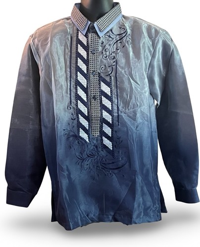 Embroidered filipino barong - embroidered,
