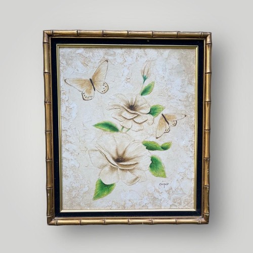 Cooper painting butterflies - painting,