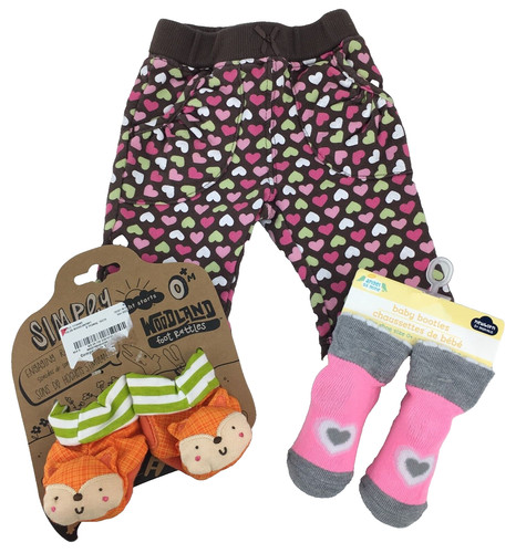 Baby girl newborn pink heart - newborn,
