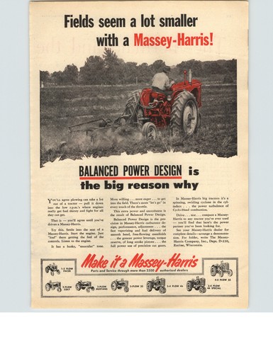 1954 paper tractor farm - 1954,