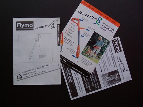 Vintage flymo power hoe - -,
