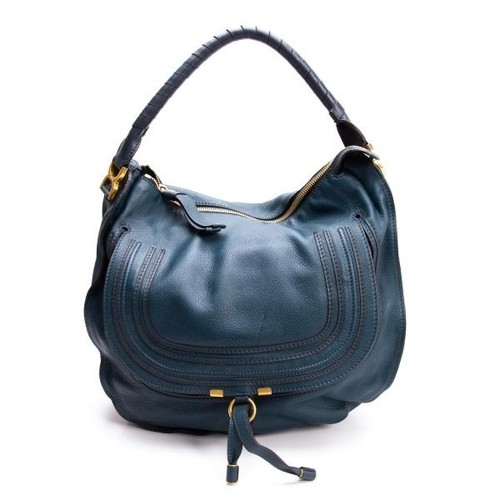 Chloe marcie blue leather - blue,