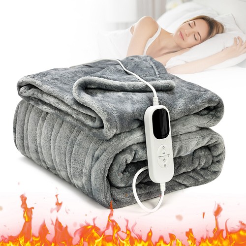 Electric heated throw blanket - heated,