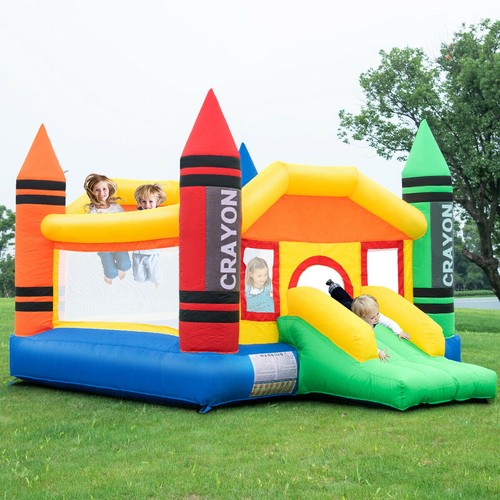 New inflatable crayon bounce - new,