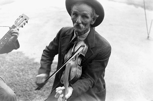 Fiddler blue ridge mountains - blue,
