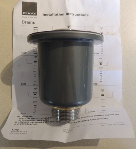 Elkay lkdd deep basket drain - elkay,