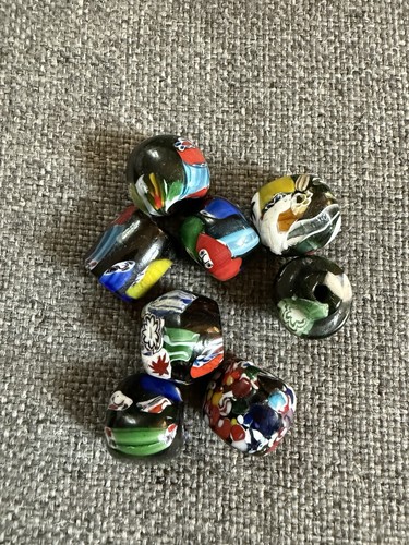 Eight antique black venetian - eight,