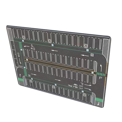 Diorama parking lot mat - diorama,