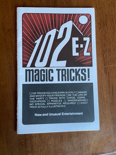 102 magic tricks booklet - 102, e-z