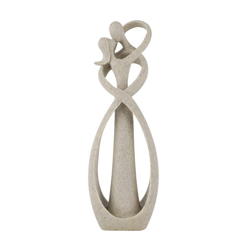Kissing lovers statue abstract - kissing,