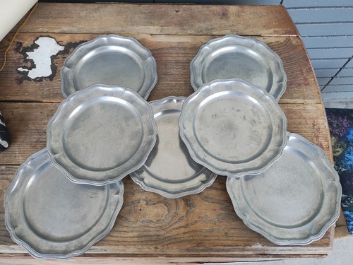 1800s german pewter - pewter, set