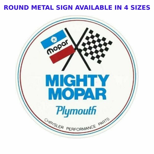 Mighty mopar steel sign - mighty,