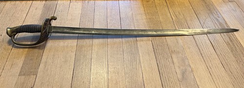 1850 model officer sword - , by