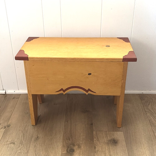 Vintage solid wood bench - vintage,