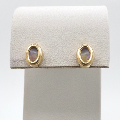 14k gold natural jelly opal - 14k,