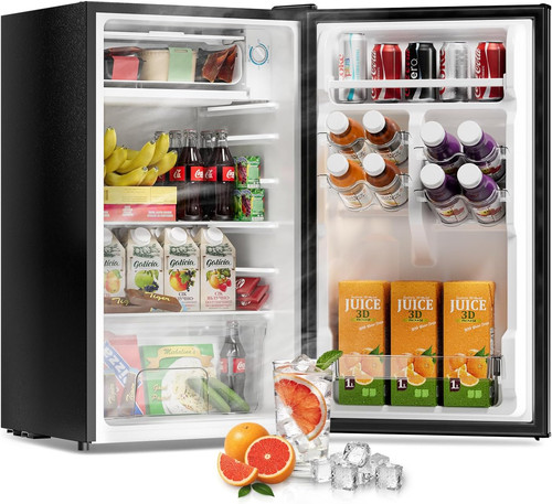 Mini fridge with - .,