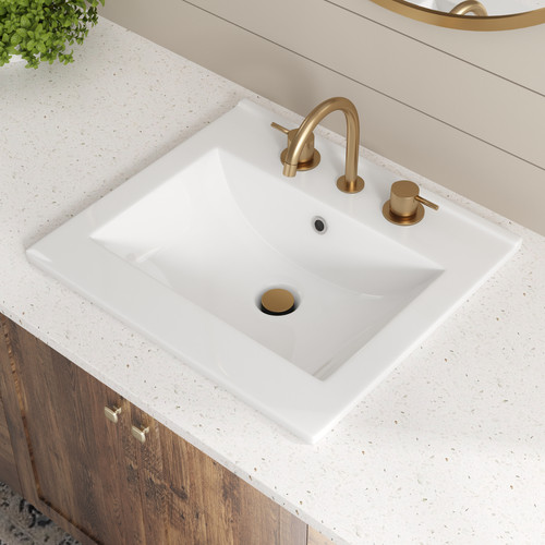 X18 white drop in bathroom - white,